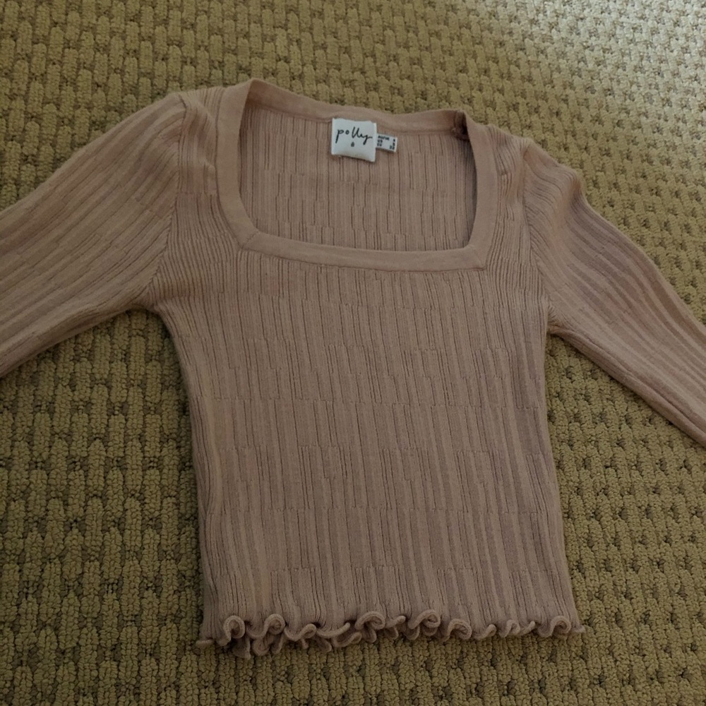 Light pink princess Polly top!